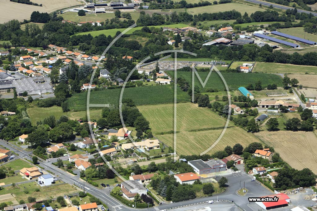 Photo arienne de Saint-Germain-sur-Moine