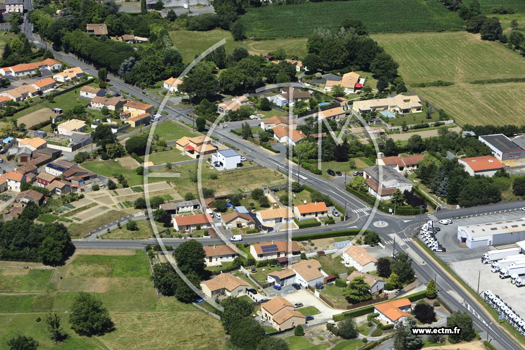 Photo arienne de Saint-Germain-sur-Moine