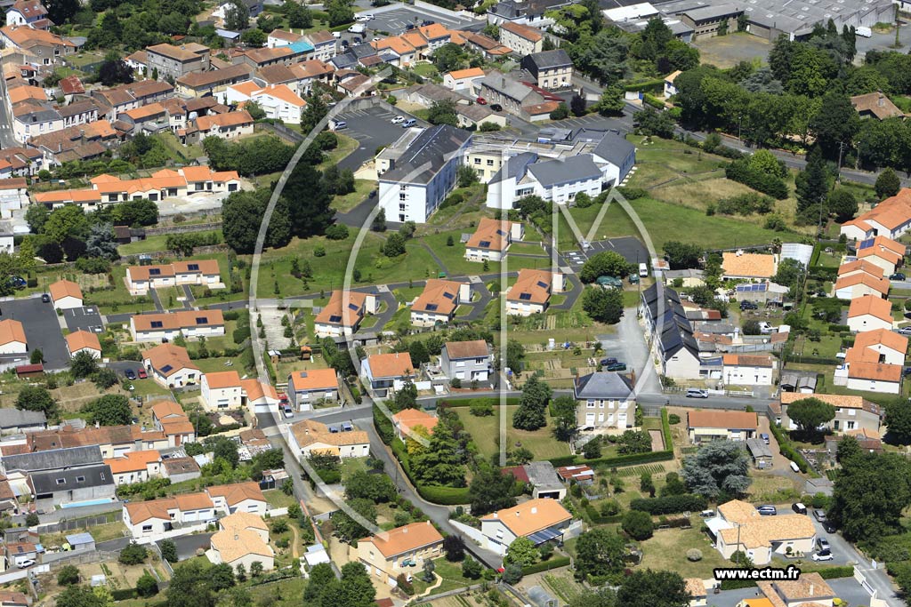 Photo arienne de Saint-Germain-sur-Moine