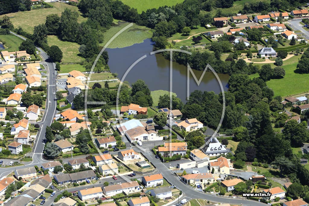 Photo arienne de Saint-Germain-sur-Moine (la Colassire)