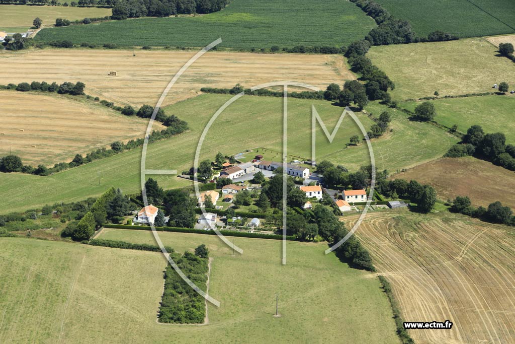 Photo arienne de Saint-Hilaire-de-Loulay (la Maison Neuve)