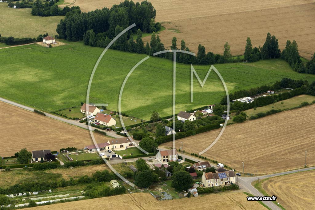 Photo arienne de Bernires-d'Ailly