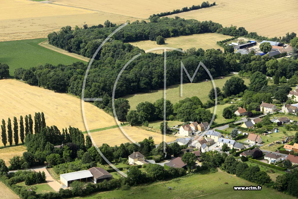 Photo arienne de Bretteville-le-Rabet
