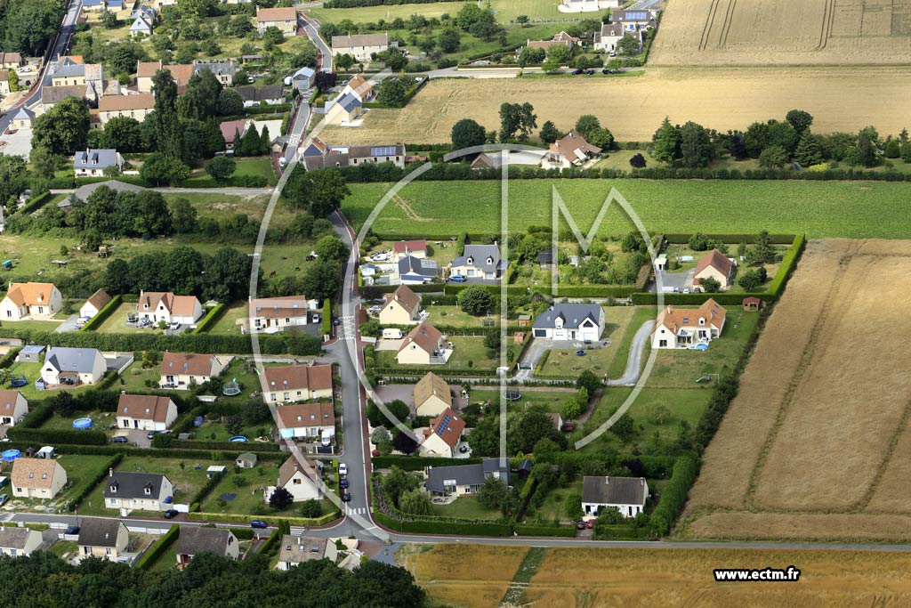 Photo arienne de Bretteville-le-Rabet
