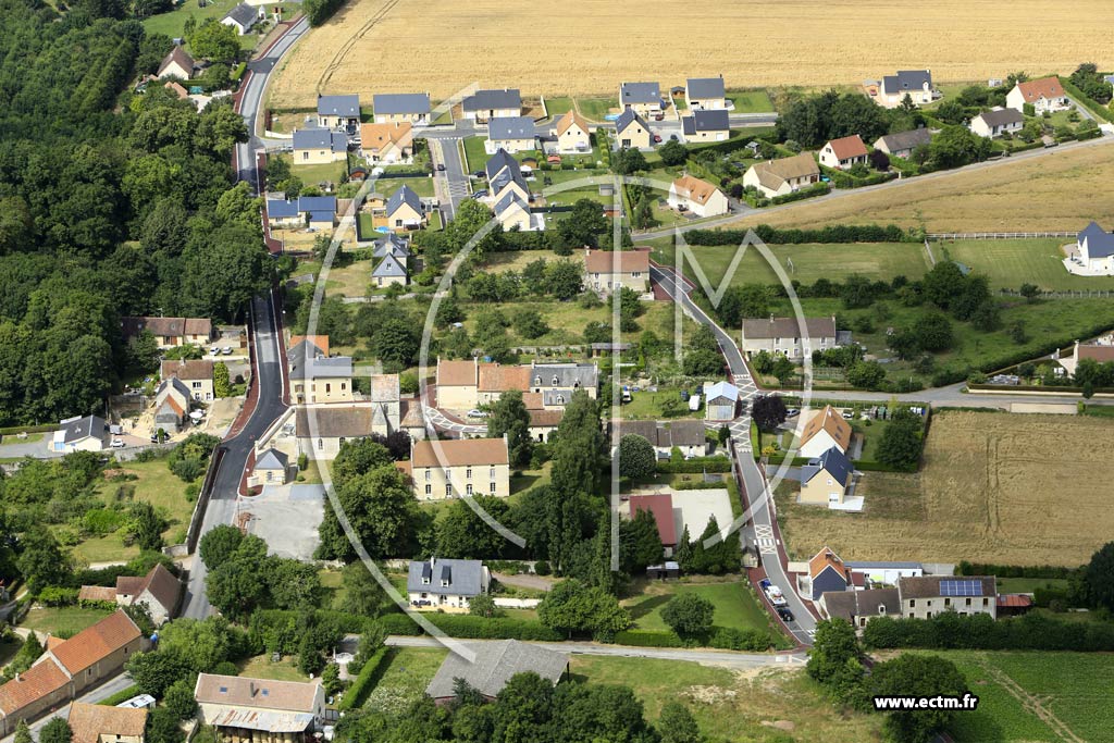 Photo arienne de Bretteville-le-Rabet