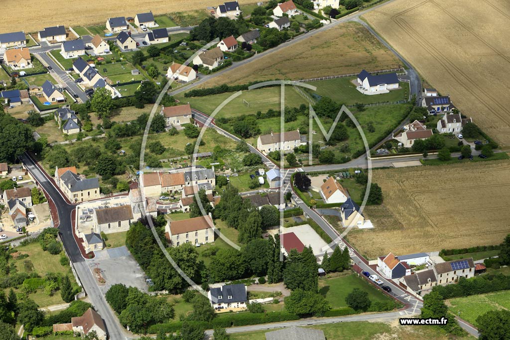Photo arienne de Bretteville-le-Rabet