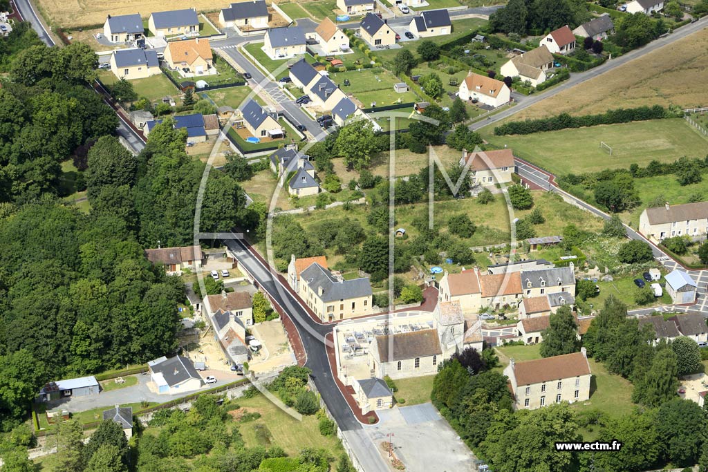 Photo arienne de Bretteville-le-Rabet