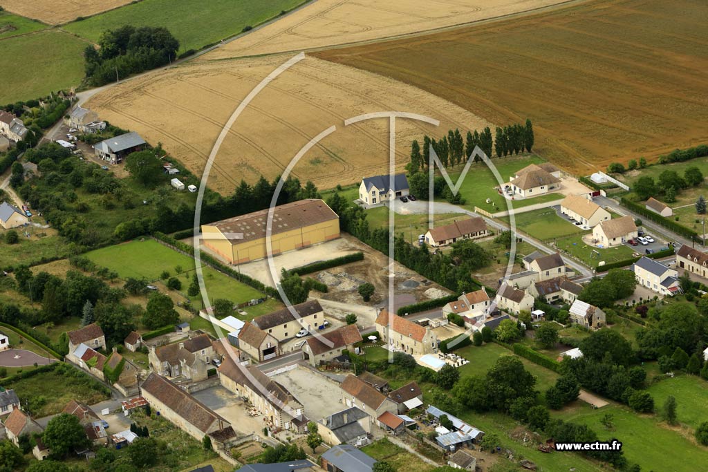 Photo arienne de Estres-la-Campagne