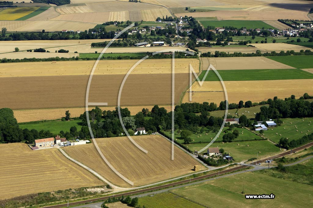 Photo arienne de Fresn-la-Mre (la Planche aux Clercs - les Cailloux)