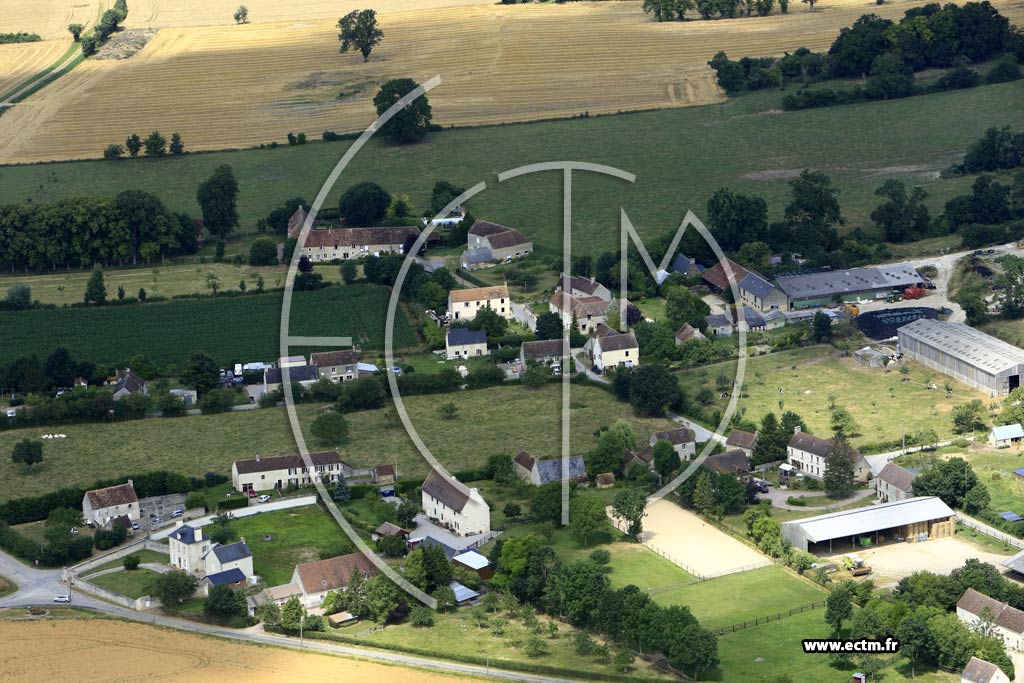 Photo arienne de Les Moutiers-en-Auge