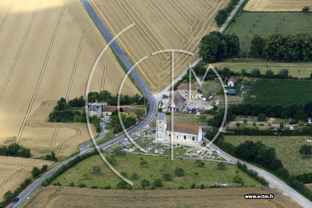 Photo arienne de Les Moutiers-en-Auge
