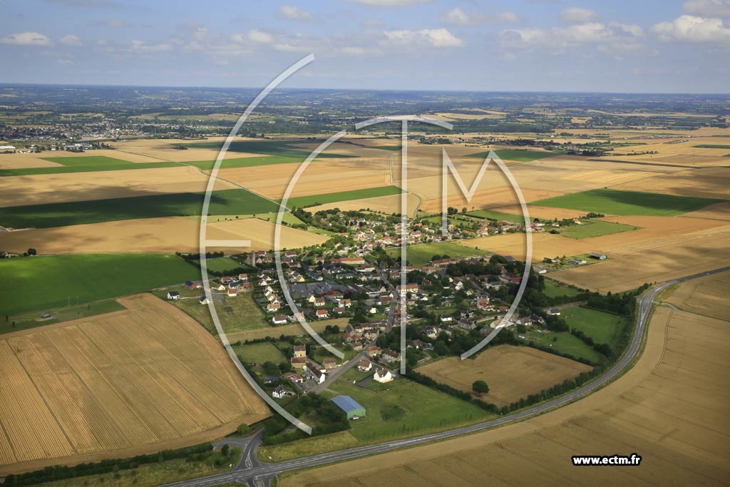 Photo arienne de Magny-la-Campagne