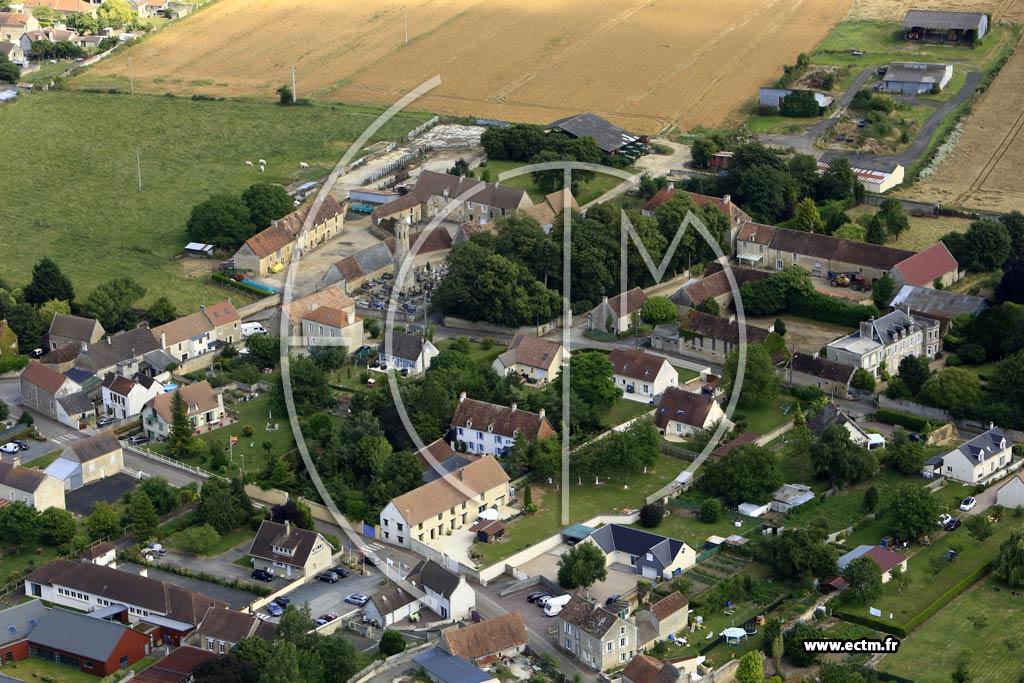 Photo arienne de Magny-la-Campagne