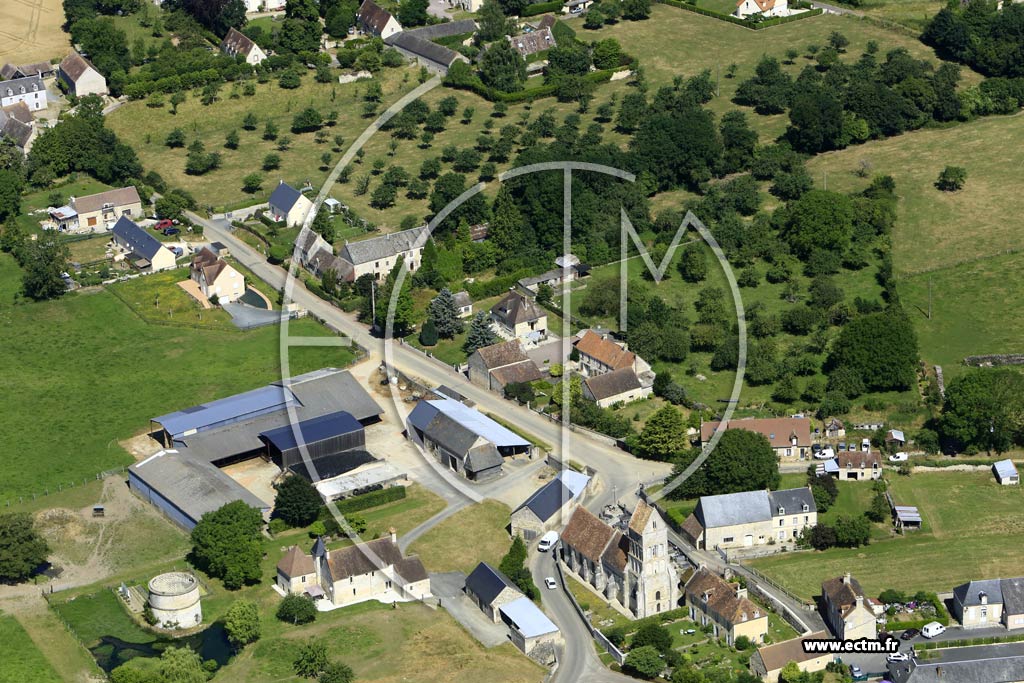 Photo arienne de Noron-l'Abbaye