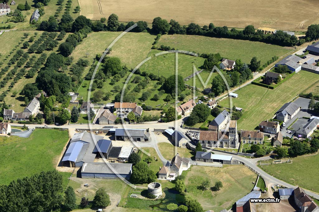 Photo arienne de Noron-l'Abbaye