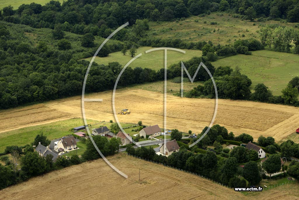 Photo arienne de Saint-Germain-le-Vasson