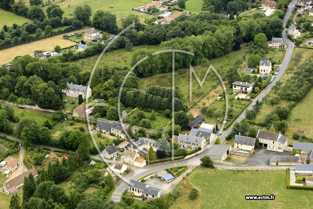 Photo arienne de Saint-Germain-le-Vasson