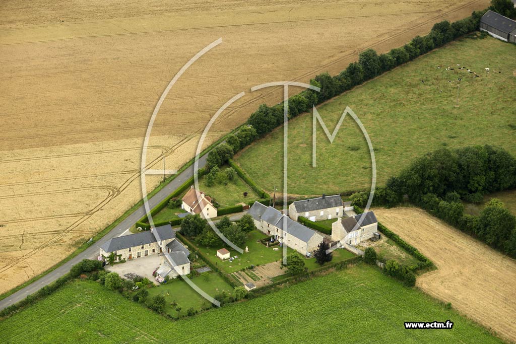 Photo arienne de Saint-Germain-le-Vasson