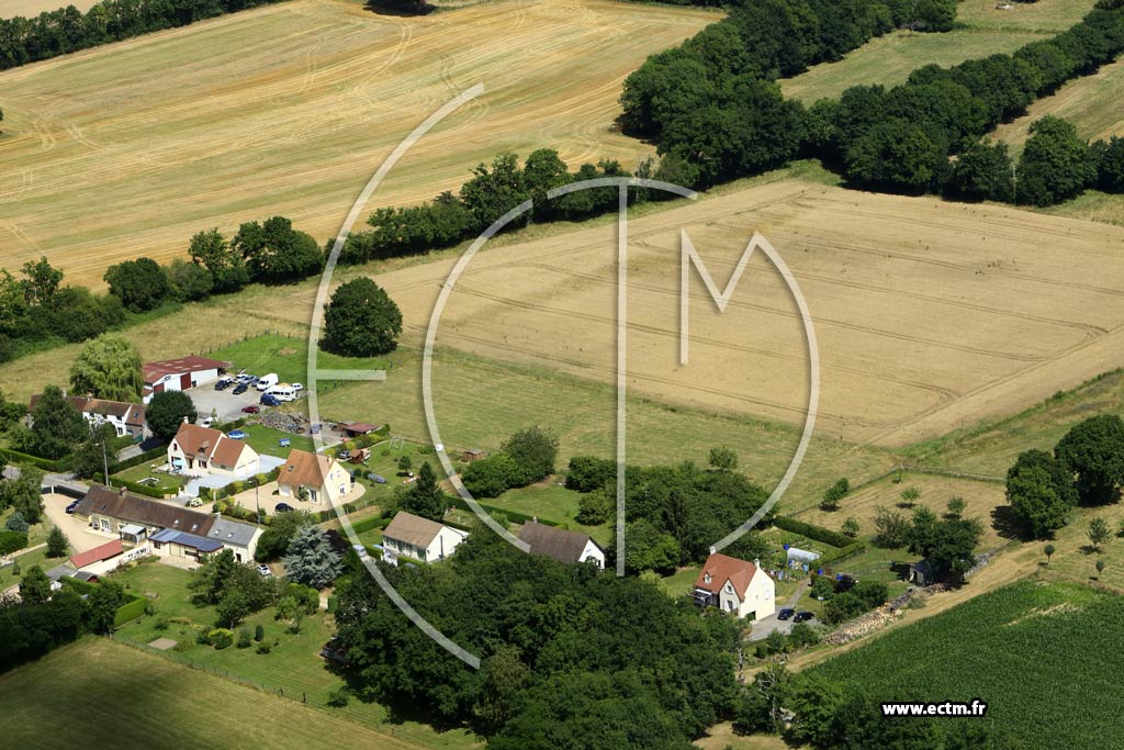 Photo arienne de Saint-Martin-de-Mieux