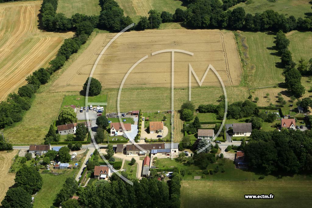 Photo arienne de Saint-Martin-de-Mieux