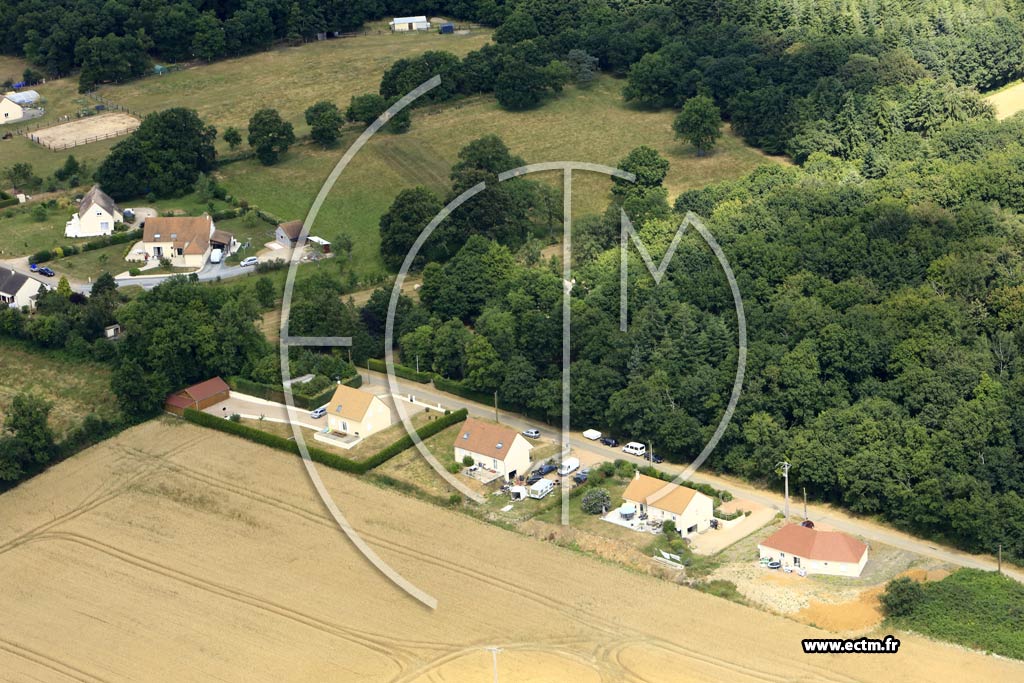 Photo arienne de Saint-Martin-de-Mieux (le Mesnil Floux)