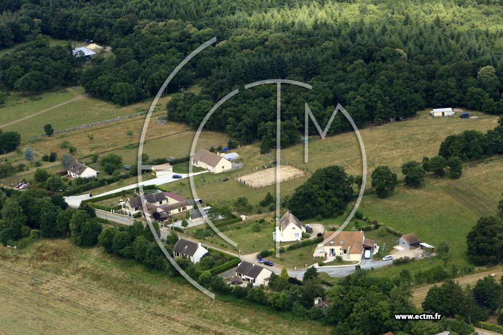 Photo arienne de Saint-Martin-de-Mieux (le Mesnil Floux)