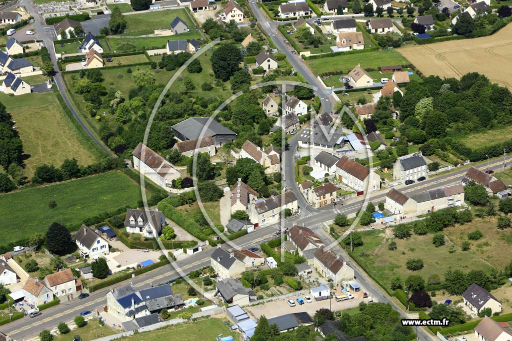 Photo arienne de Saint-Pierre-Canivet