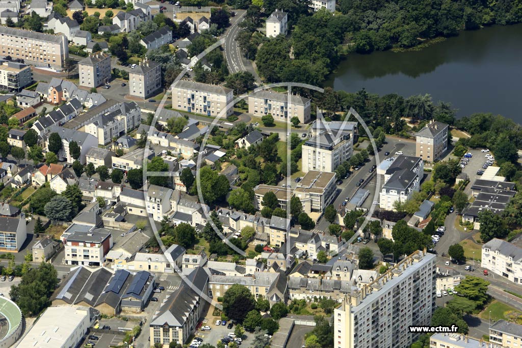 Photo arienne de Angers (Belle Beille)