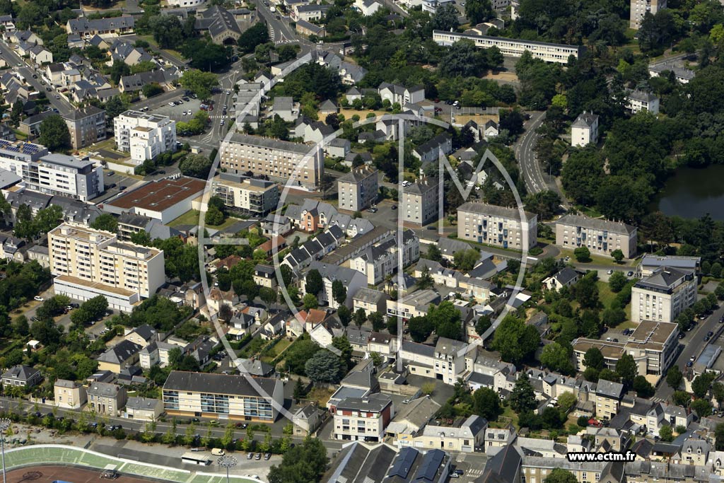 Photo arienne de Angers (Belle Beille)