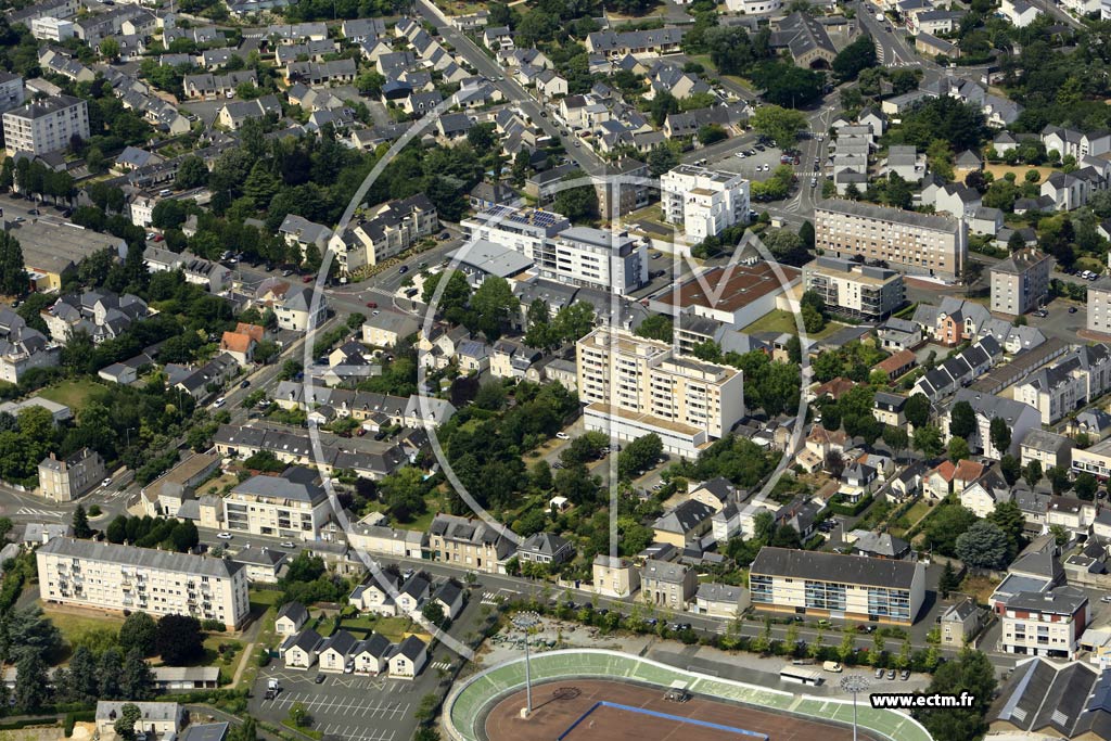 Photo arienne de Angers (Belle Beille)