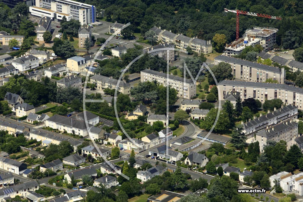 Photo arienne de Angers (Belle Beille)