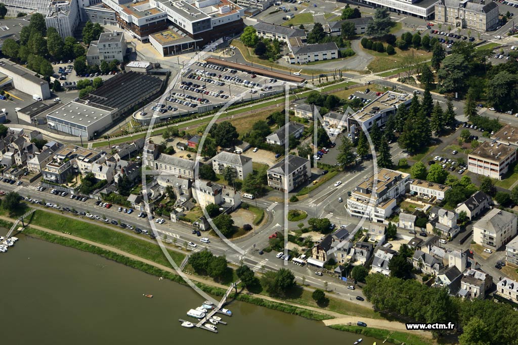 Photo arienne de Angers (les Capucins)