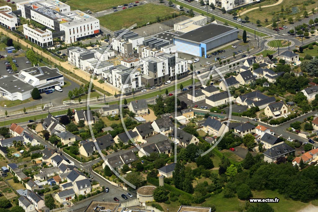 Photo arienne de Angers (les Capucins)