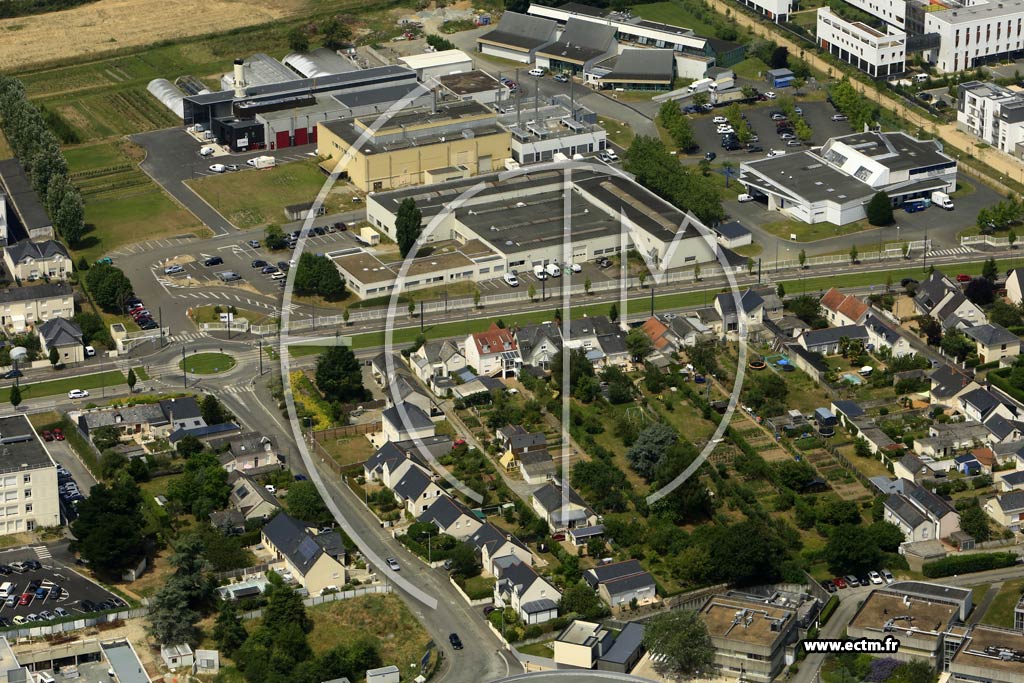 Photo arienne de Angers (les Capucins)