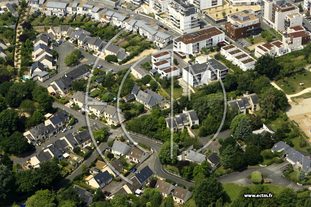 Photo arienne de Angers (les Capucins)