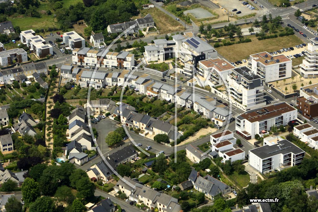 Photo arienne de Angers (les Capucins)