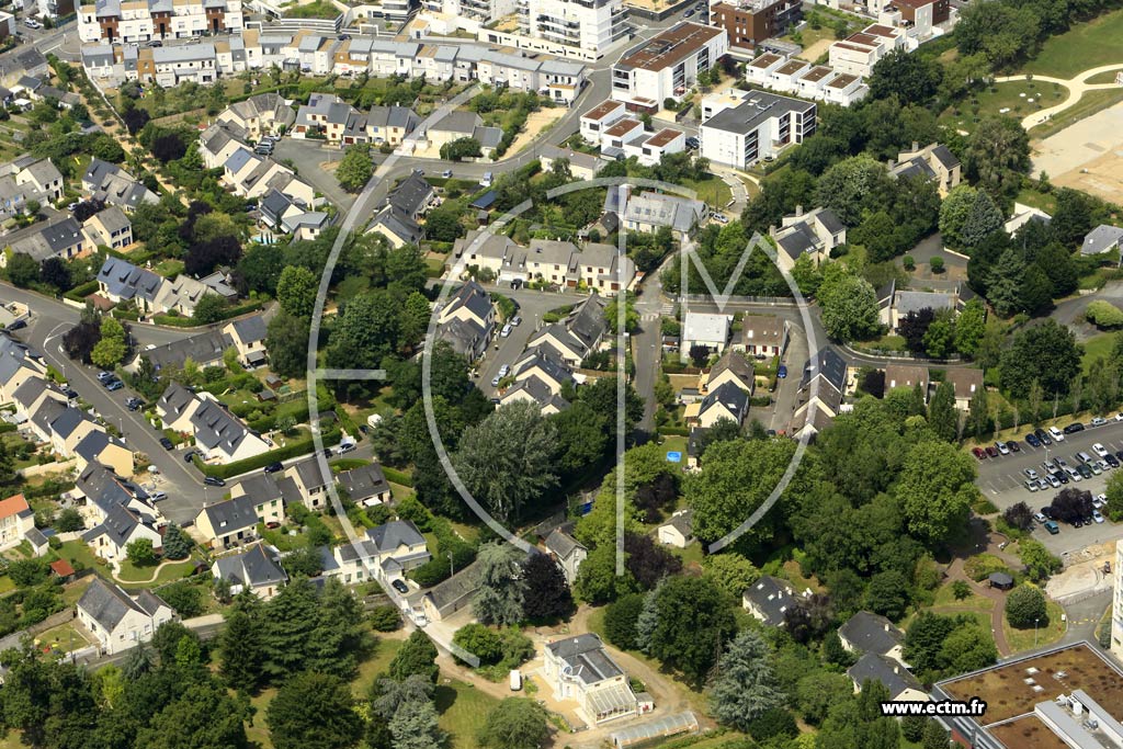 Photo arienne de Angers (les Capucins)
