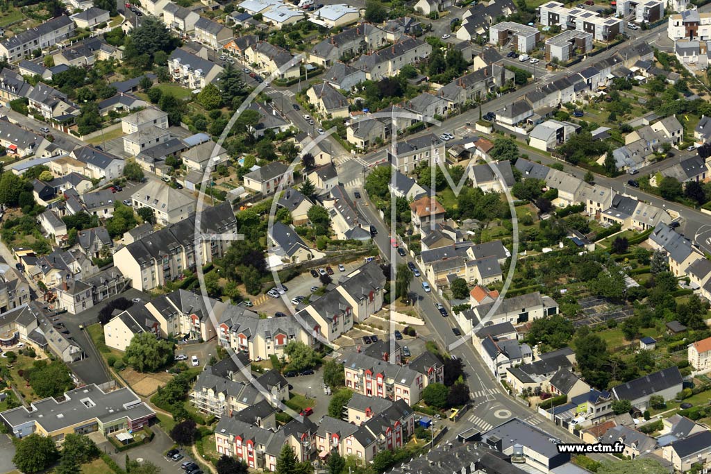Photo arienne de Angers (les Capucins)