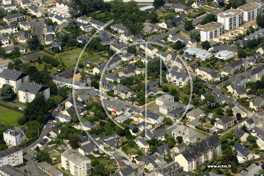 Photo arienne de Angers (les Capucins)