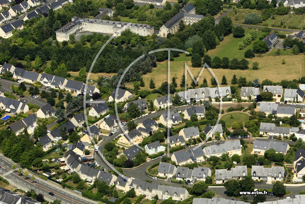 Photo arienne de Angers (Nazareth)