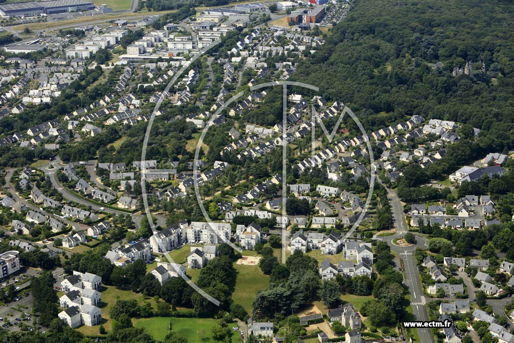 Photo arienne de Angers (Quartier du Lac de Maine)