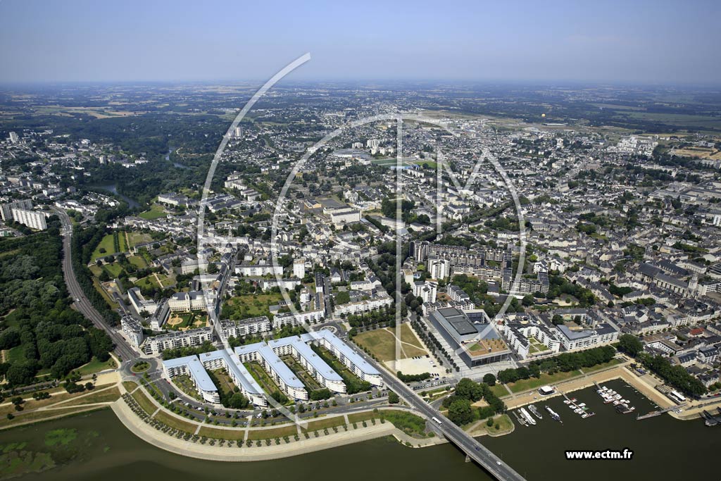 Photo arienne de Angers (Saint-Jacques)