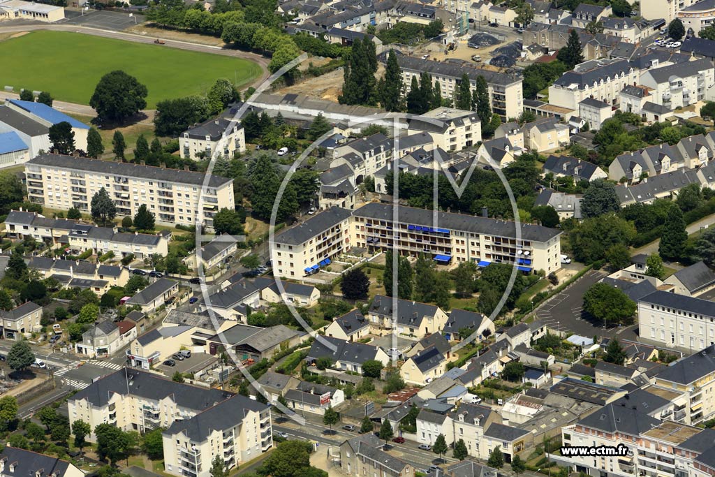 Photo arienne de Angers (Saint-Lazare)