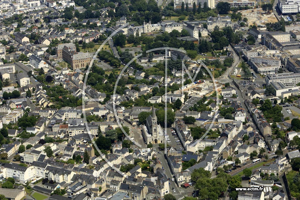 Photo arienne de Angers (Saint-Lazare)