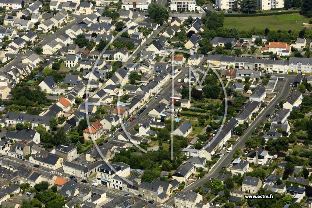 Photo arienne de Angers (Verneau)