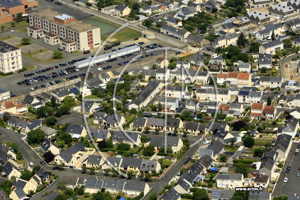 Photo arienne de Angers (Verneau)