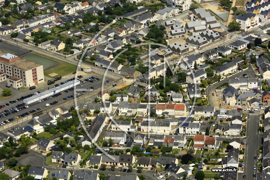 Photo arienne de Angers (Verneau)