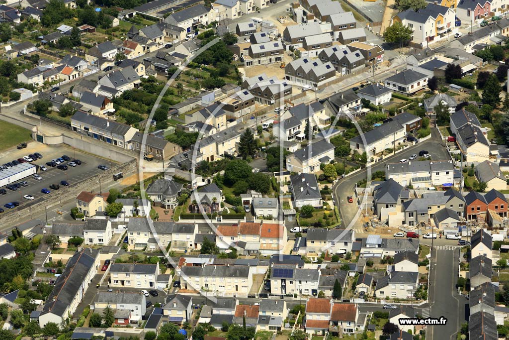 Photo arienne de Angers (Verneau)