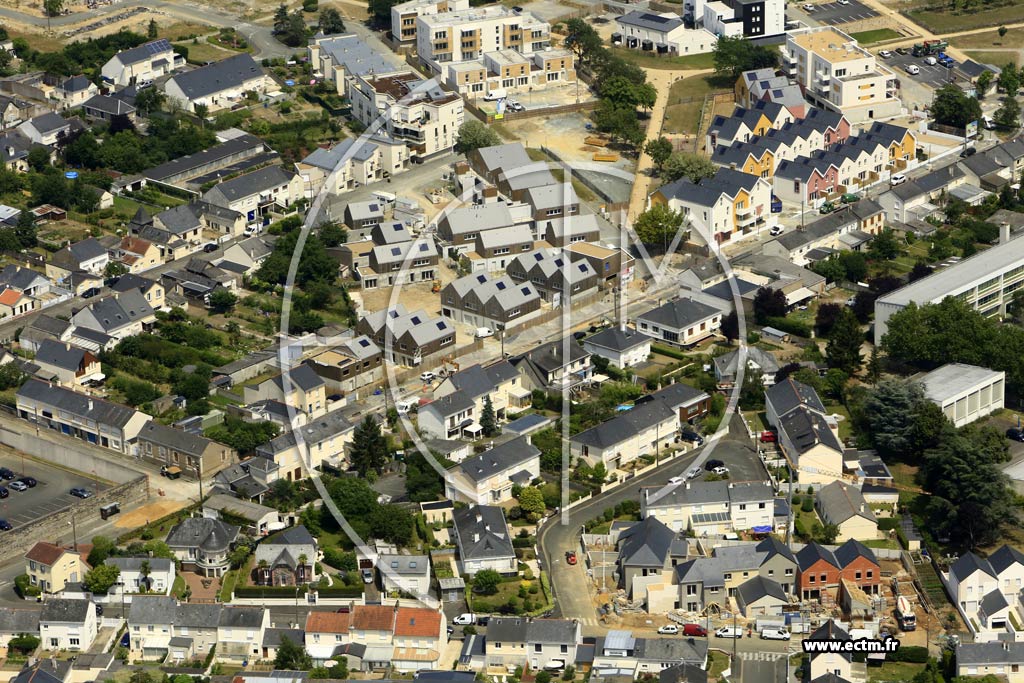 Photo arienne de Angers (Verneau)