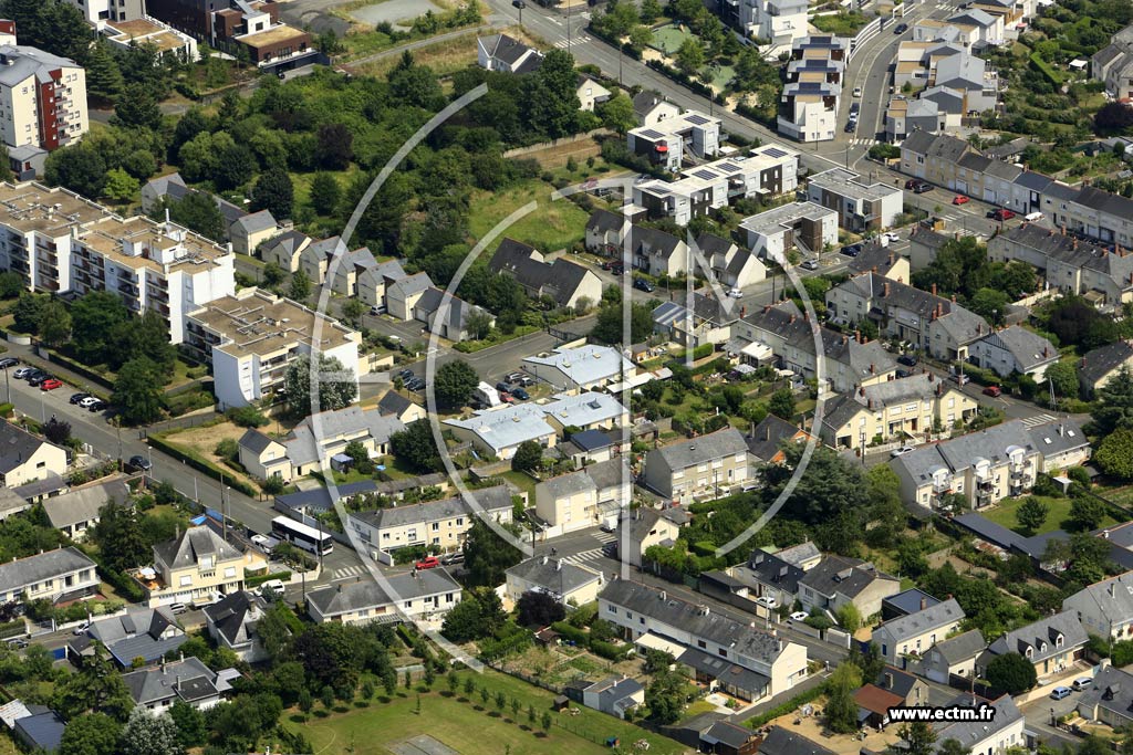 Photo arienne de Angers (Verneau)
